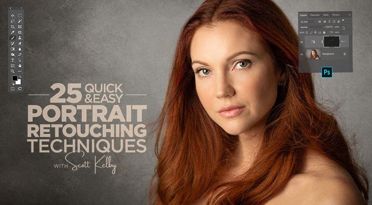 25 Easy Portrait Retouching Techniques<