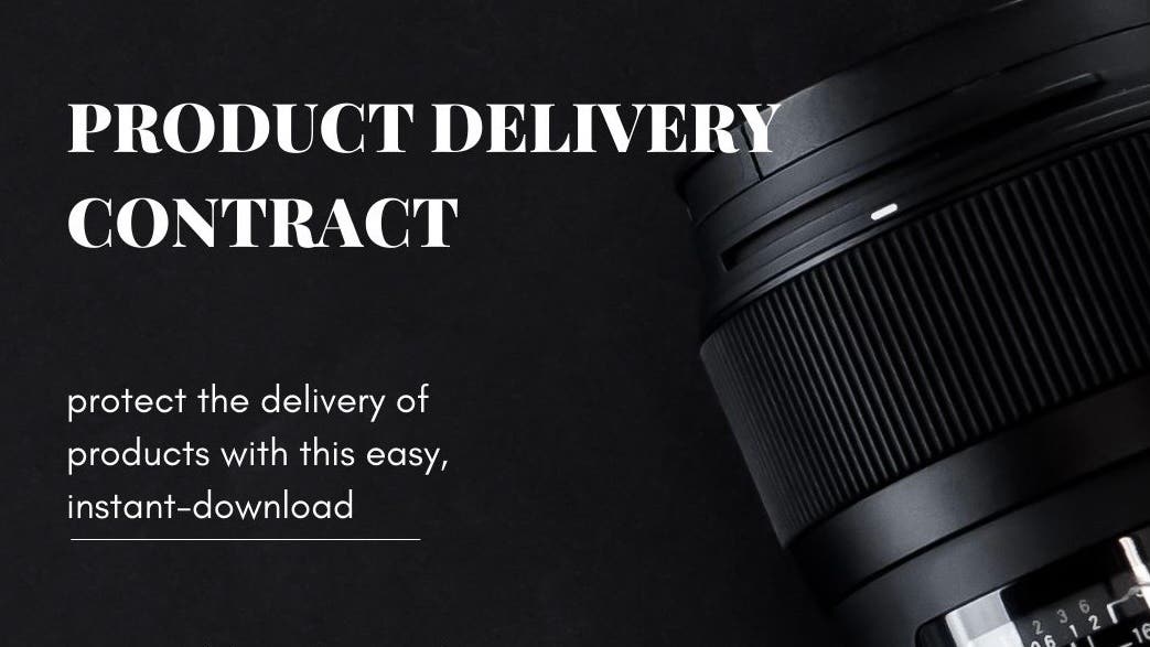 Product Delivery Acknowledgement<