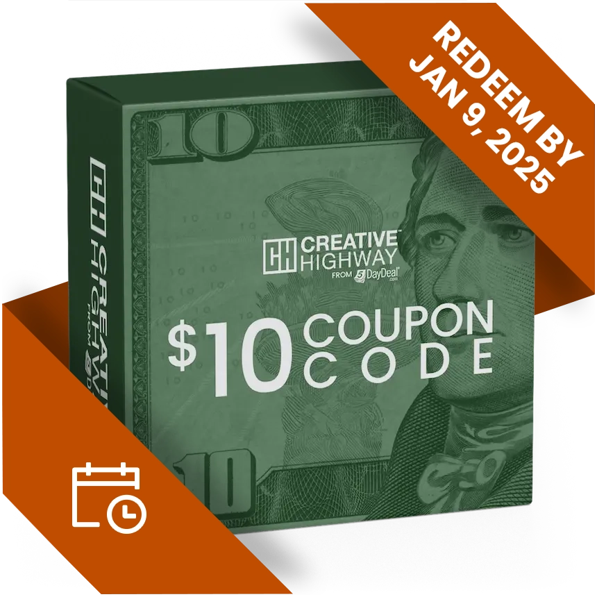[Redeem By Jan. 9th, 2025] Creative Highway 10 Coupon Creative Highway™ By 5DayDeal®