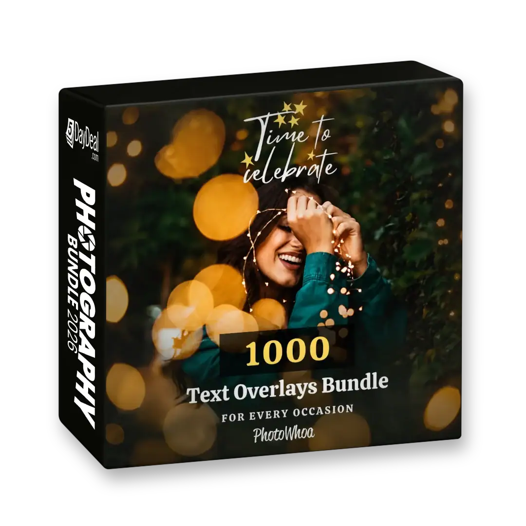 1,000 Text Overlays for Photoshop<