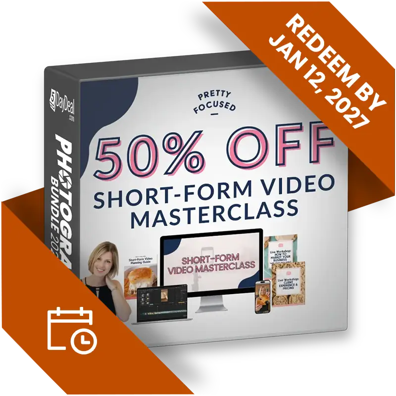 [Redeem by Jan 12th 2027] 50% Off Short-Form Video Masterclass<