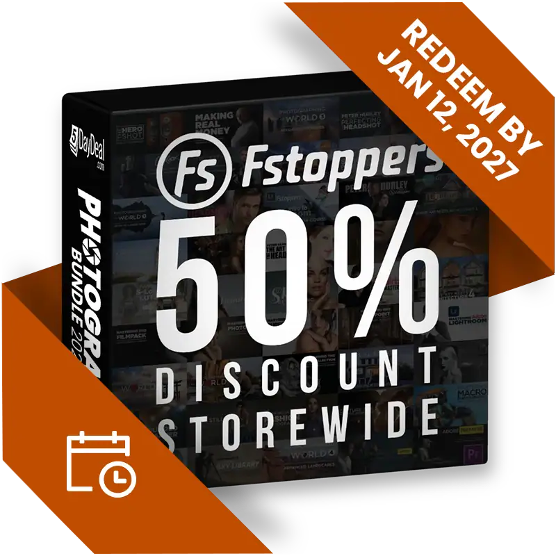 [Redeem by Jan 12th 2027] 50% Off Storewide at Fstoppers<